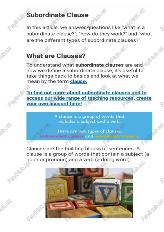 types of subordinate clauses in modern english - Page 5