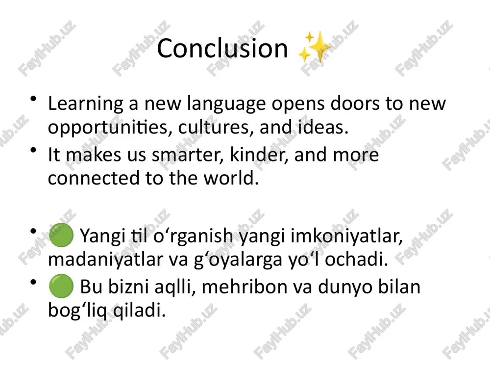 the importance of learning a new language - Page 5