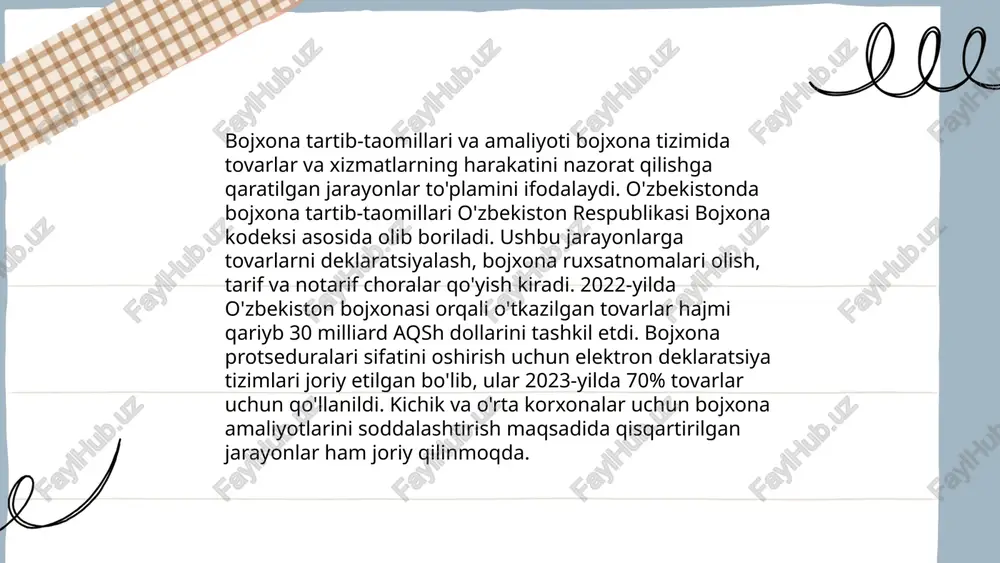 bojxona ishini tashkil etish va boshqarish asoslari - Page 5