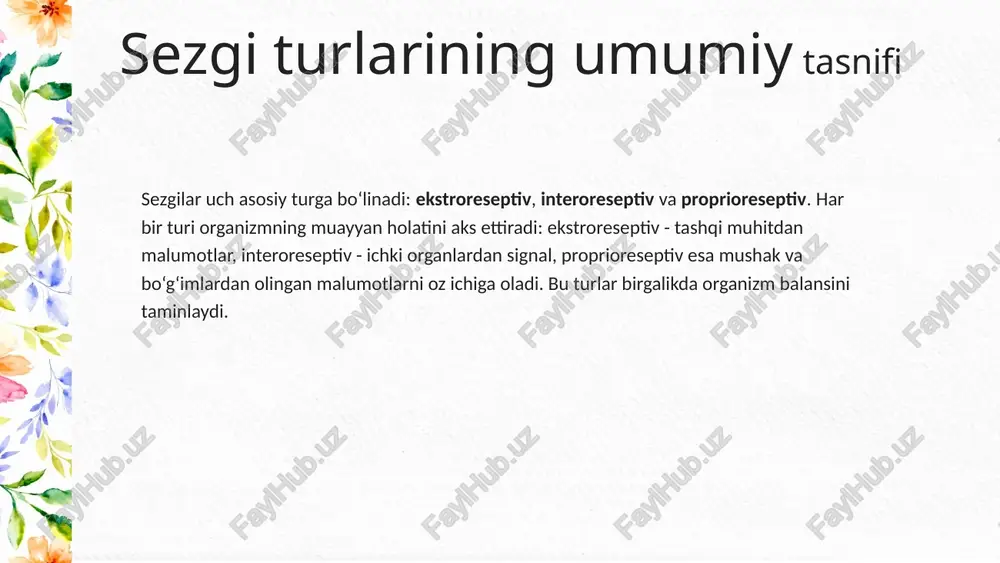 sezgilar va turlari tushunchasi - Page 5