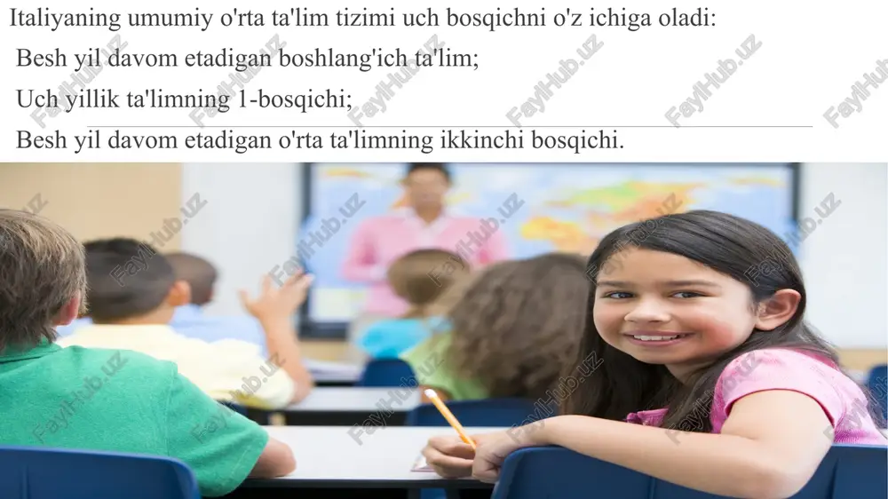 . senatda 100 senator bor (ular 6 yil muddatga, har shtatdan 2 tadan saylanadi va 1/3 qismi har 2 yilda yangilab turiladi). vakillar palatasiga 435 deputat 2 yilga saylanadi. ijrochi hokimiyat organi — aqsh hukumati prezident tomonidan senatning roziligi bilan tayinlanadi; 13 vazirdan iborat boʻladi. hukumat kongress oldida masʼul emas. har bir shtatning oʻz konstitutsiyasi bor. har to'rtinchi amerikalik o'quvchining ota-onasi aqshdan tashqarida tug'ilgan, 12 million amerikalik o'quvchi uyda ingliz tilida so'zlashadi. amerika maktablarida qariyb 3,1 million o'qituvchi ishlaydi: o'rtacha har bir o'qituvchidan 16 talaba. xususiy maktablarda 0,4 million o'qituvchi ishlaydi - har o'qituvchiga 12,5 o'quvchi to'g'ri keladi. ta'lim statistikasi milliy markazining ma'lumotlariga ko'ra, aqshda 98,3 mingga yaqin maktab ishlaydi. bu ko'p jihatdan byudjet tomonidan moliyalashtiriladigan davlat maktablari va xususiy maktablar, ya'ni ota-onalar tomonidan to'lanadigan maktablar (ularning 30,9 mingga yaqini bor). 2012 yilda, taxminan 1,8 million amerikalik yosh uyda o'qidi. uy ta'limi asosiy mavzular mahalliy dasturlardan foydalanishi kerak bo'lgan ota-onalar …
