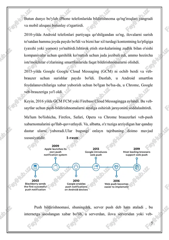ida ishlatsa ham, ular bir-biridan mustaqil ishlaydigan alohida kanallardir. brendlar o'zlarining ma'lumotlar bazasida ikkala kanalda ham ishtirok etishlari mumkin bo'lgan profillarga ega bo'lishlari odatiy hol emas, lekin bu muhim emas. biroq, ularning har biri uchun boshqa xizmat ko'rsatuvchi provayderdan foydalansangiz, muammolar paydo bo'lishi mumkin. bu ma'lumotlar silosiga va ba'zi hollarda ikki tomonlama xabarlarga olib keladi. siz bir vaqtning o'zida birovga ham veb, ham ilovani yuborishni xohlamaysiz. shuning uchun ikkita ajratilgan nuqta echimiga ega bo'lishdan ko'ra, ikkalasini ham boshqaradigan yagona platforma afzalroq variant hisoblanadi. veb-push bildirishnomalari va app push-bildirishnomalari: asosiy farqlar keling, aniq farq bilan boshlaylik. ilova surishlari bog'langan, ha, siz buni taxmin qildingiz, ilovalar! agar sizning brendingiz bo'lmasa, ularni yubora olmaysiz. veb-push xabarnomalari veb-saytlarga bog'lanadi va brauzer orqali yuboriladi. foydalanuvchi tajribasi nuqtai nazaridan, ikkalasi o'rtasida e'tiborga olish kerak bo'lgan ba'zi muhim farqlar mavjud. app push • faqat mobil telefonlarga yuborish mumkin • qulflash rejimida ham mobil telefonlarga yetkazilishi mumkin • …