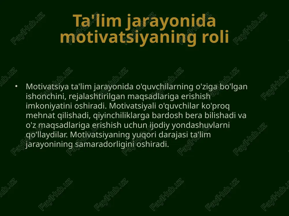 o'quv motivatsiyasi va uni boshqarish muammosi - Page 5