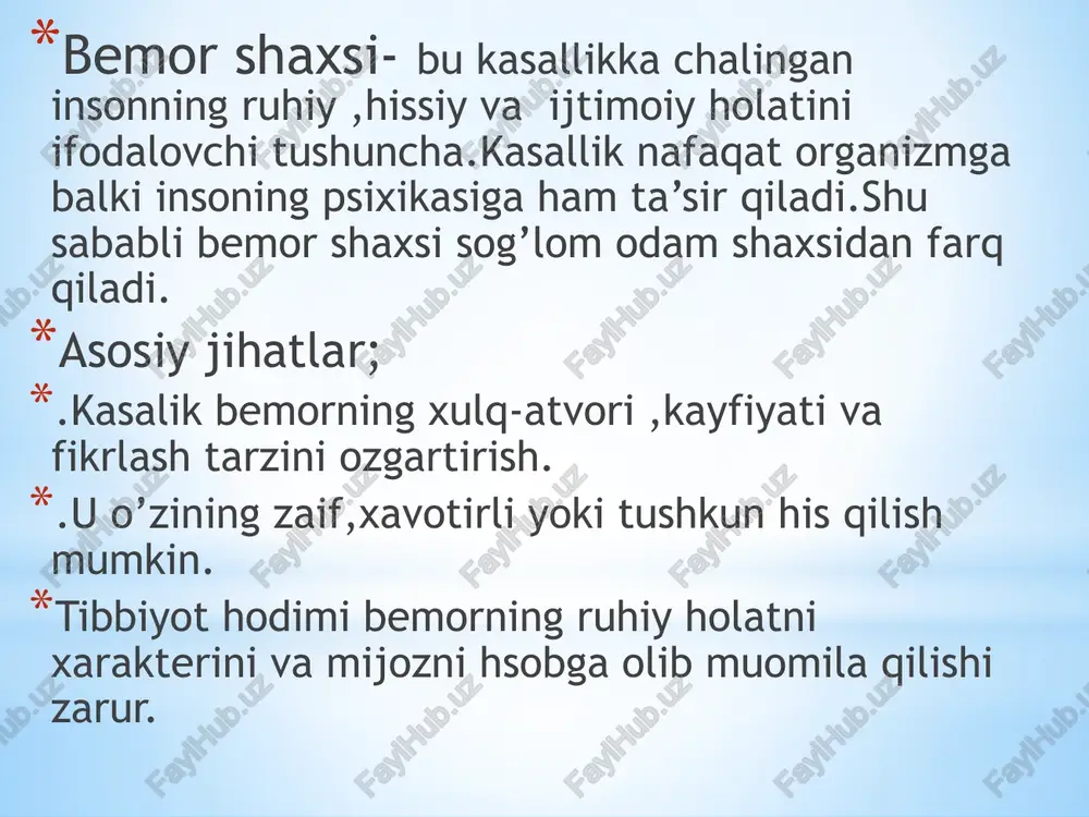 bemor shaxs va salomatlik - Page 5