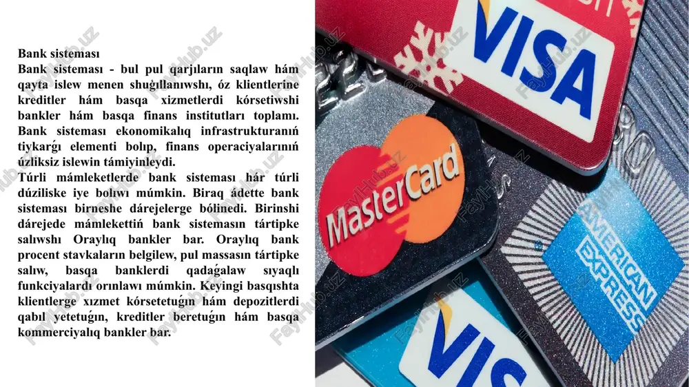 bank sistemasinin` payda boliwi ha`m rawajlaniw basqishlari - Page 5