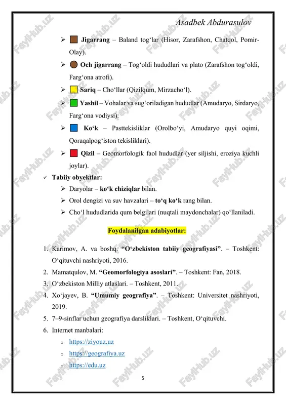 hudud va voqeani o‘rganish - Page 5