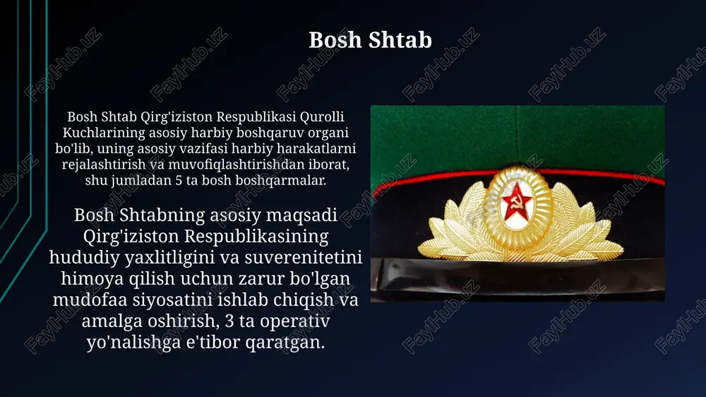 qirg‘iziston respublikasi qurolli kuchlarining tuzilishi - Page 5