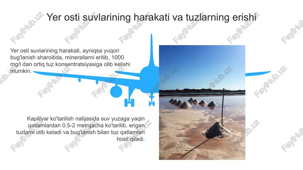 yer osti suvlarining tuzlar to‘planishidagi roli - Page 5