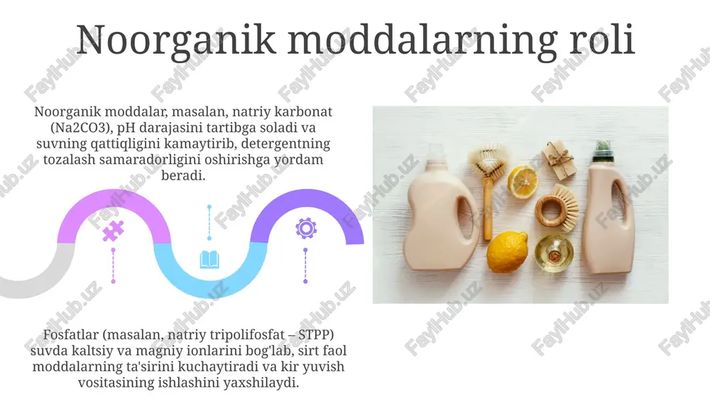 sinterik yuvish vositalaridagi asosiy noorganik moddalar - Page 5