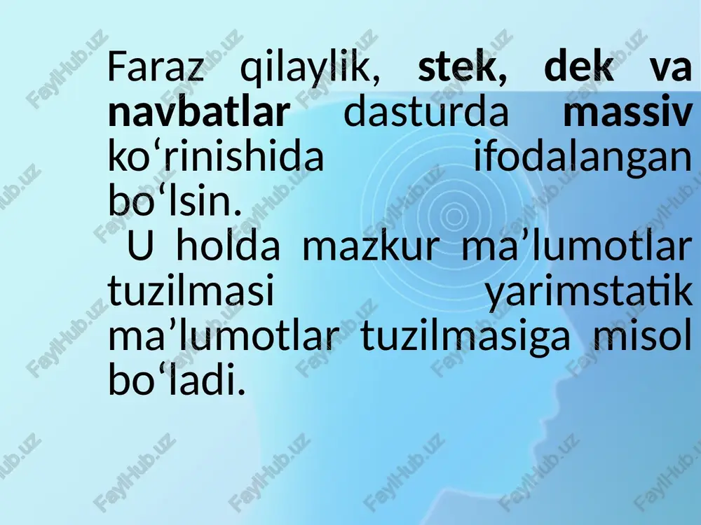 stek,dek va navbatlar - Page 5
