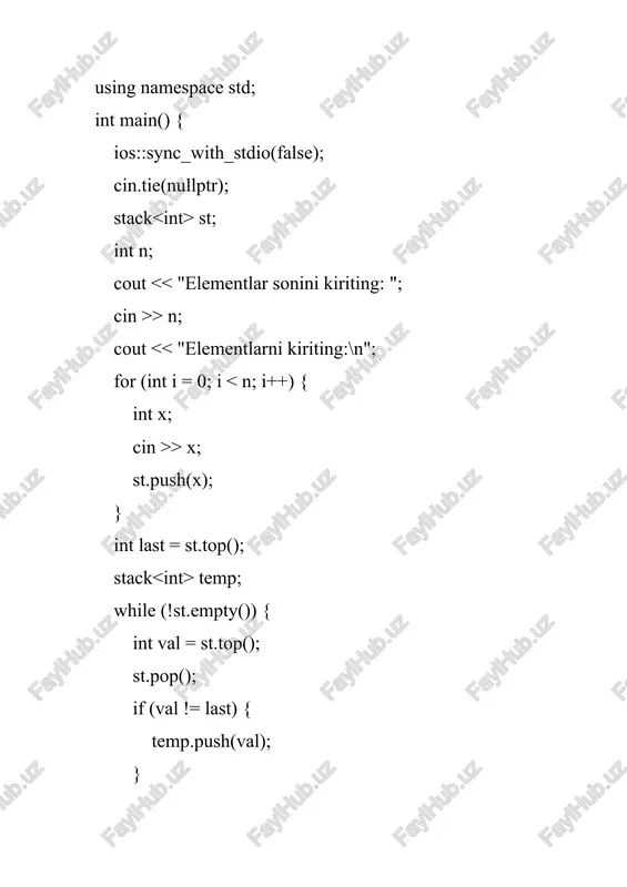 ma’lumotlar tuzilmasi algoritimi fanidan - Page 5