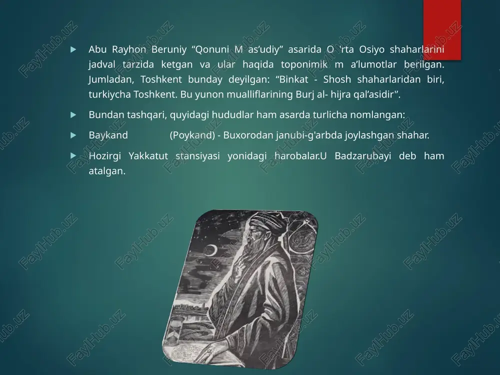 yozma manbalarda oʻrta osiyoning eng qadimgi oʻlkalari va ularning joylashgan hududlari nomlari - Page 5