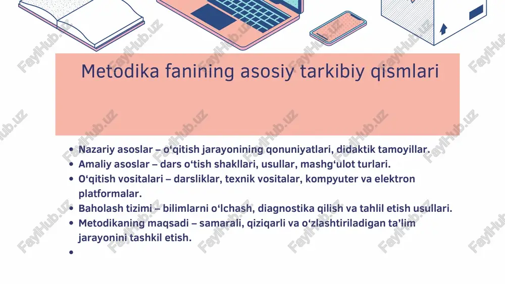 fanlarni o’qitish metodikasi tarixi mavzusida slayd. ppt - Page 5