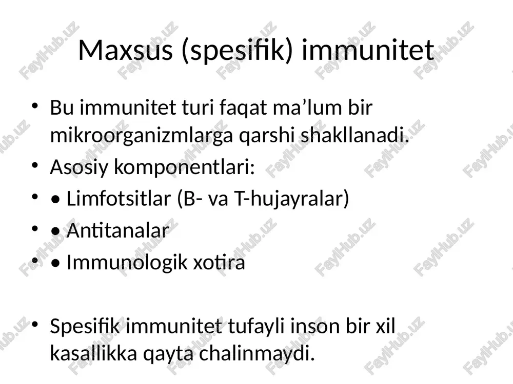 immunitet va uning turlari - Page 5