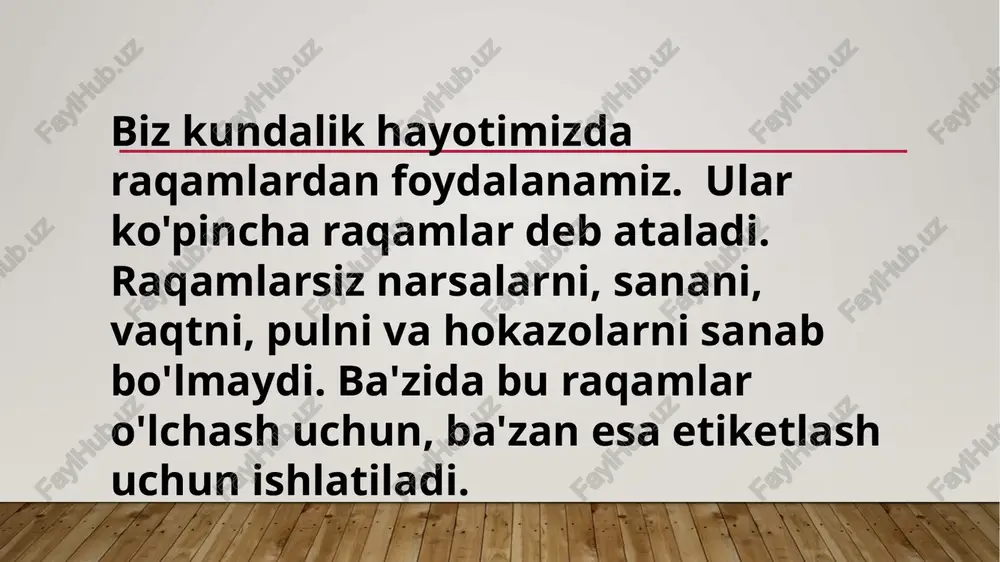 raqamlar va ularning mazmuni - Page 5