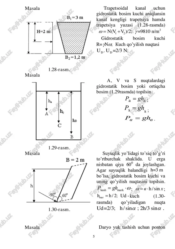 dumaloq quvurlar uchun suyuqlik bosimi - Page 5