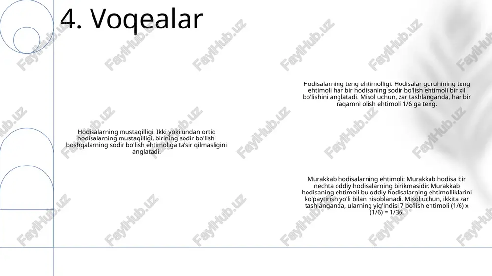 hodisalar va ularning ehtimolliklari - Page 5