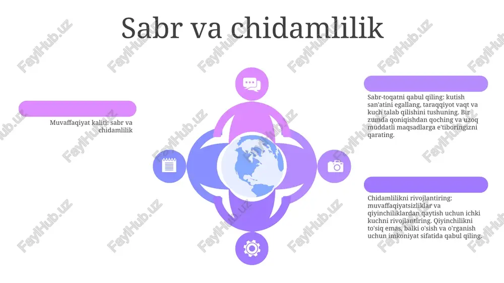 alar va hamkasblarga hurmat bilan munosabatda bo'lish va manfaatlar to'qnashuvidan qochish orqali eng yuqori axloqiy me'yorlarni qo'llab-quvvatlaydi. talabalar bilan munosabatlar: o'qituvchilar o'quvchilar bilan ijobiy va hurmatli munosabatlarni rivojlantiradilar, qo'llab-quvvatlovchi va qiziqarli ta'lim muhitini yaratadilar, shu bilan birga kasbiy chegaralarni saqlaydilar. vaqtni boshqarish va tashkil etish vaqtni boshqarishning ahamiyati: samaradorlikni oshirish, stressni kamaytirish, diqqatni yaxshilash va maqsadlarga samarali erishish. tashkilot ko'nikmalari: vazifalarni tartibga soling, birinchi o'ringa qo'ying, vakolat bering, ish joyini toza saqlang va ish jarayonini soddalashtirish uchun unumdorlik vositalaridan foydalaning. tashkilot ko'nikmalari: vazifalarni tartibga soling, birinchi o'ringa qo'ying, vakolat bering, ish joyini toza saqlang va ish jarayonini soddalashtirish uchun unumdorlik vositalaridan foydalaning. moslashuvchanlik va moslashuvchanlik pedagogik talablar:- o'qituvchilar o'quvchilarda moslashuvchanlik va moslashuvchanlikni rivojlantiruvchi o'quv tajribalarini yaratishlari kerak.- bu tajriba, muammolarni hal qilish va hamkorlikda o'rganish imkoniyatlarini taqdim etishni o'z ichiga oladi. moslashuvchanlik va moslashuvchanlik: - shaxslar o'zgaruvchan sharoit va muhitga tez va samarali moslasha olishlari kerak. - ular yangi g'oyalar …