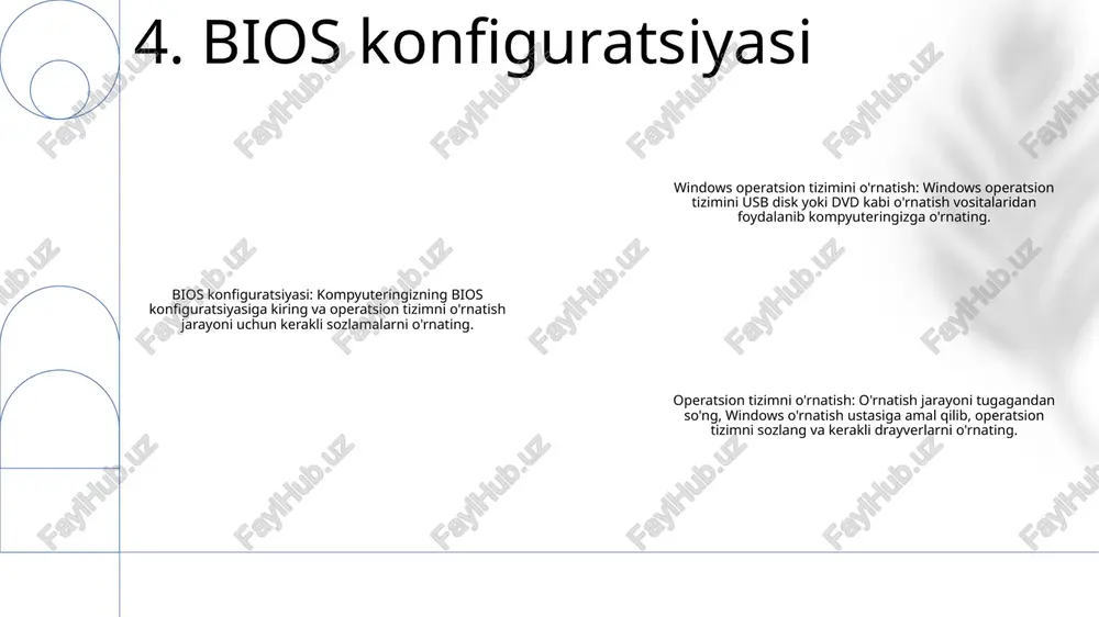 windows operatsion tizimini kompyuterga o‘rnatish - Page 5