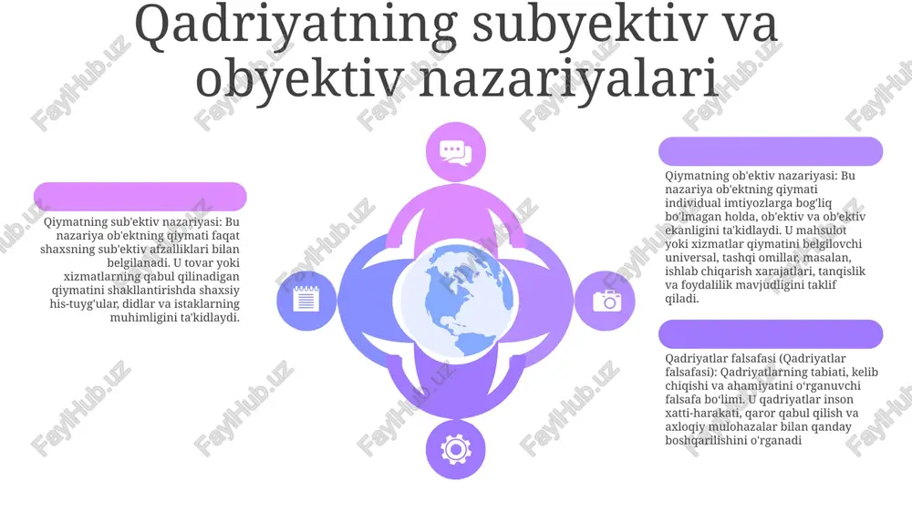 i. falsafiy tamoyillar bizga qadriyatlarning shakllanishi va o'zgarishi va ularning iqtisodiyotga ta'sirini tushunishga imkon beradi sales 1st qtr 2nd qtr 100 0 sales 1st qtr 2nd qtr 100 0 sales 1st qtr 2nd qtr 100 0 ijtimoiy qadriyatlar social values, qadriyatlar falsafasi ta'rif: ijtimoiy qadriyatlar inson xulq-atvorini boshqaradigan va jamiyat ichidagi ijtimoiy o'zaro munosabatlarni shakllantiradigan asosiy e'tiqodlar, me'yorlar va ideallarni anglatadi. ular to'g'ri, noto'g'ri, yaxshi va yomon deb hisoblangan umumiy tushunchani aks ettiradi. muhimligi: ijtimoiy qadriyatlar ijtimoiy tartibni saqlash, hamkorlikni rivojlantirish va farovonlikni oshirishda hal qiluvchi rol o'ynaydi. ular odamlarning o'zaro hurmat bilan munosabatda bo'lishlari, umumiy maqsadlarga erishishlari va o'z jamoalarining farovonligiga hissa qo'shishlari uchun asos yaratadi. e'tiboringiz uchun rahmat @taqdimot_robot image11.jpg image3.jpg microsoft_excel_worksheet.xlsx microsoft_excel_worksheet1.xlsx microsoft_excel_worksheet2.xlsx image2.jpg sheet1 sales 1st qtr 100 2nd qtr 0 to resize chart data range, drag lower right corner of range. sheet1 sales 1st qtr 100 2nd qtr 0 to resize chart data range, drag …