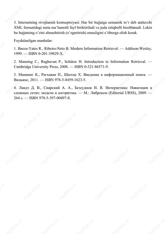 so’rov bo’yicha axborot izlash va ajratib olish usullari. - Page 5