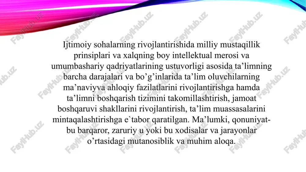 ta’lim qonunchiligi modernizatsiyasi - Page 5
