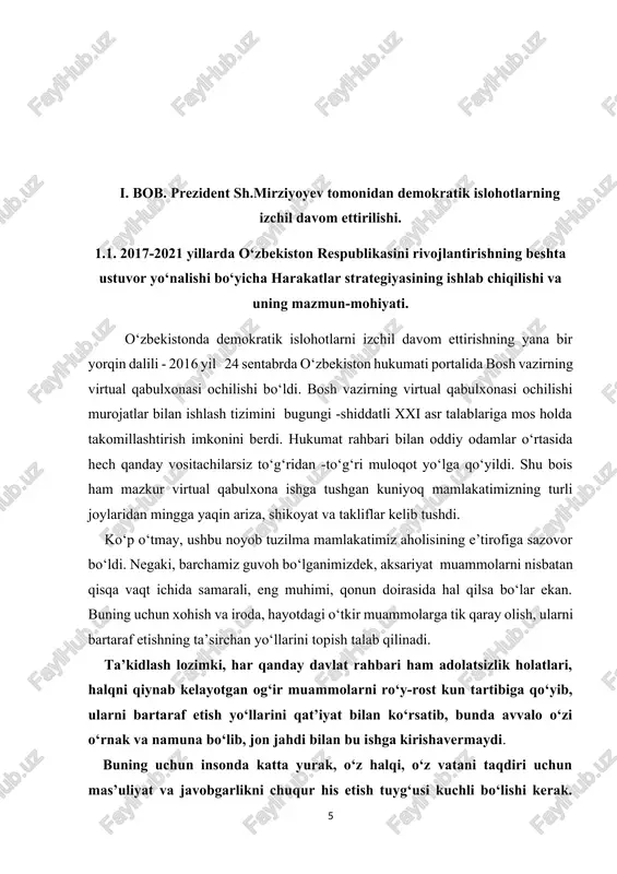 aytganda, ularga xalqning o‘zi baho beradi”[footnoteref:2] –deb ta’kidladilar. [2: shavkat mirziyoev . milliy taraqqiyot yo‘limizni qat’iyat bilan davom ettirib, yangi bosqichga ko‘taramiz. asarlar 1- jild, t., “o‘zbekiston “ 2017, 56-57- betlar.] shavkat mirziyoyev 2016 yil 1 noyabrdan 24 noyabrga qadar qoraqalpog‘iston respublikasi, viloyatlar va toshkent shahri saylovchilari vakillari bilan saylovoldi uchrashuvlarini o‘tkazdi. saylovoldi uchrashuvlarida so‘zlagan nutqlari “ buyuk kelajagimizni mard va olijanob xalqimiz bilan birga quramiz” kitoblariga kiritilgan. (toshkent, “o‘zbekiston” nashiryoti , 2017 yil, 488 bet ) saylovoldi uchrashuvlari andijon viloyatidan boshlandi. bo‘z tumanida o‘tkazilgan saylovoldi uchrashuvida “ zamon bilan hamnafas diyor” mavzusida nutq so‘zladilar saylovoldi uchrashuvlarida shavkat mirziyoyevning so‘zlagan nutqlari: saylovoldi uchrashuvi o‘tkazilgan viloyat uchrashuvdagi nutq mavzusi o‘tkazilgan vaqti va joyi andijon viloyati zamon bilan hamnafas diyor 2016 yil 1 noyabr. bo‘z tumani farg‘ona viloyati oltin vodiy durdonasi rishton tumani, 2016 yil 1 noyabr namangan viloyati go‘zal va betakror o‘lka uchqo‘rg‘on tumani. 2016 yil 2 noyabr navoiy viloyati mamlakatimizning …