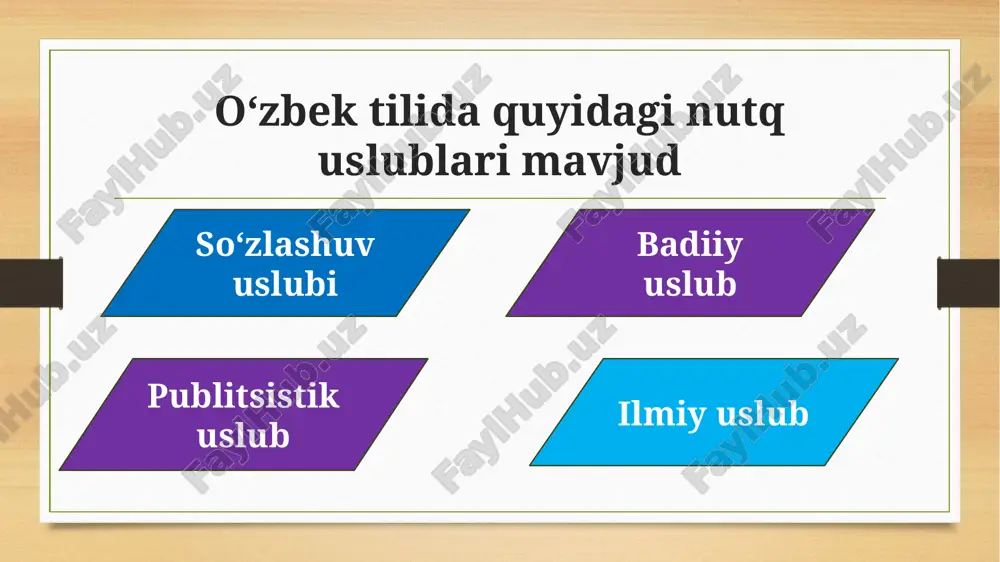 nutq uslublari va xususiyatlari - Page 5