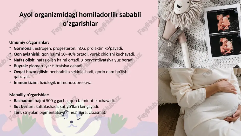 antenatal kuzatuvning zamonaviy konsepsiyasi - Page 5
