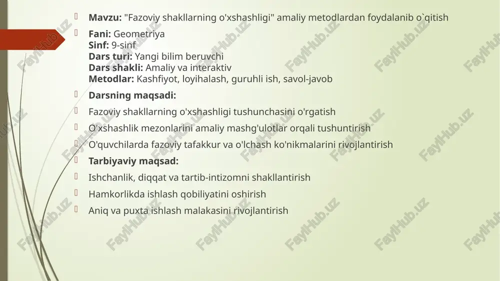 fazoviy shakllarning o'xshashligi amaliy metodlari - Page 5