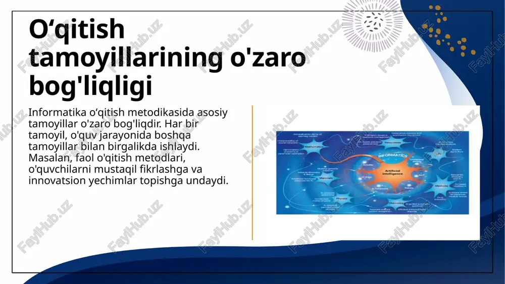 informatika o’qitish metodikasining ilmiy asoslari, o’zaro bogʻliq fanlarni dalillash - Page 5