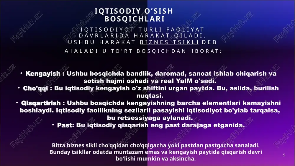 iqtisodiy o’sish modellari - Page 5