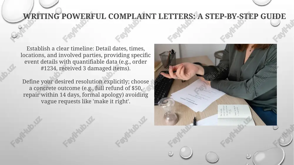 presentation on complaint letter - Page 5