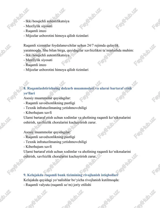 o'zbekistonda bank sektorini raqamlashtirish samaradorligi - Page 5