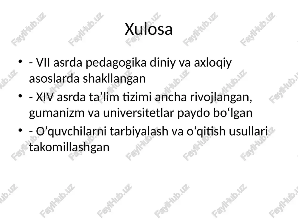 vii va xiv asrlarda pedagogika - Page 5
