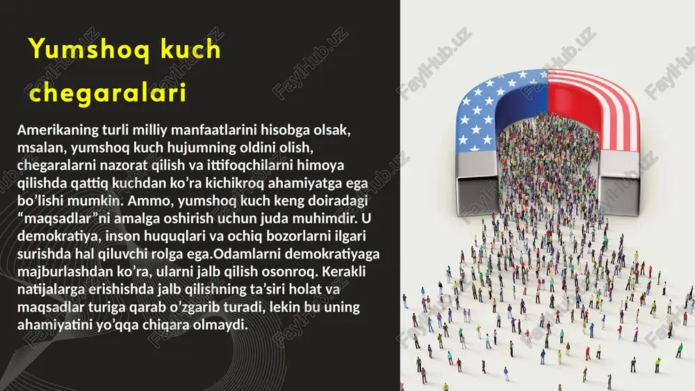a muddatda ko’zlangan samarani beravermaydi. jilovlangan yumshoq kuch e’tiboringiz uchun rahmat ! image1.png image2.svg image3.png image4.svg image5.jpeg image6.png image7.png image8.svg image9.png image10.png image11.png image12.jpeg image13.png image14.svg image15.png image16.png image17.png /docprops/thumbnail.jpeg