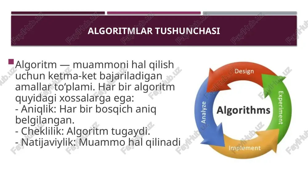 ma’lumotlar turlari va algoritmlari - Page 5