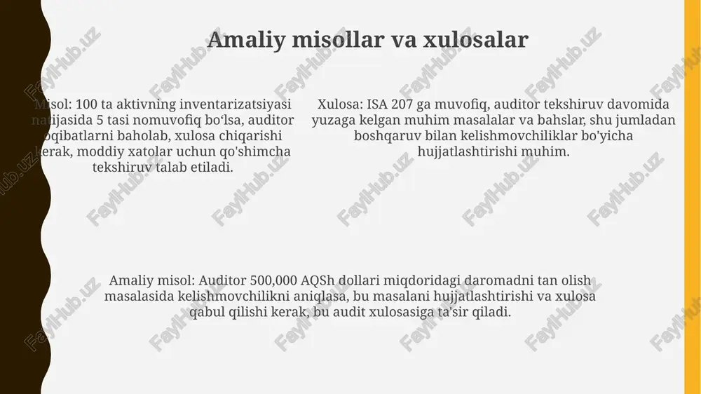 xalqaro audit standarti 207 - Page 5