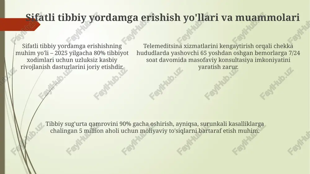 sifatli tibbiy yordam olish huquqi - Page 5