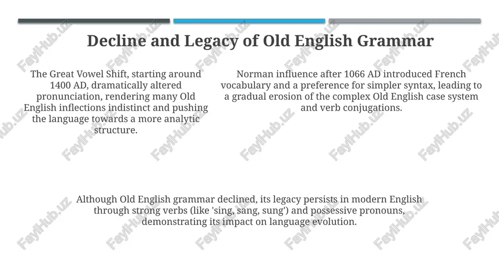 old english grammar presentation - Page 5