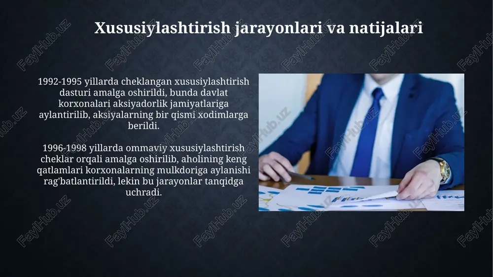 iqtisodiy islohotlar va xususiy mulk shakllanishi - Page 5