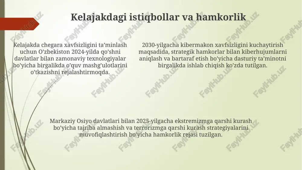 milliy xavfsizlikni ta'minlash bo'yicha olib borilayotgan ishlar - Page 5