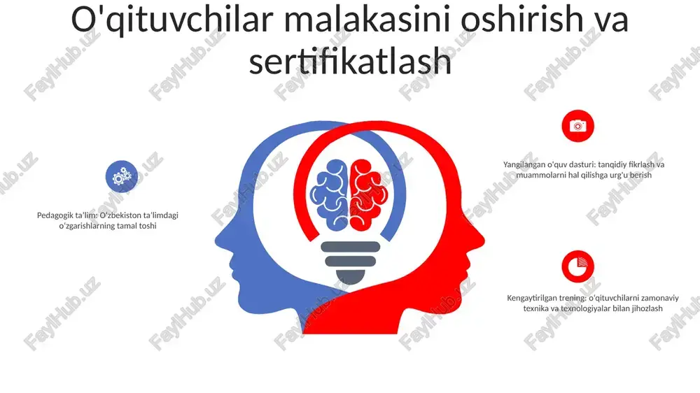 o'zbekiston respublikasida talim soxasida amalga oshirilayotgan islohatlar - Page 5