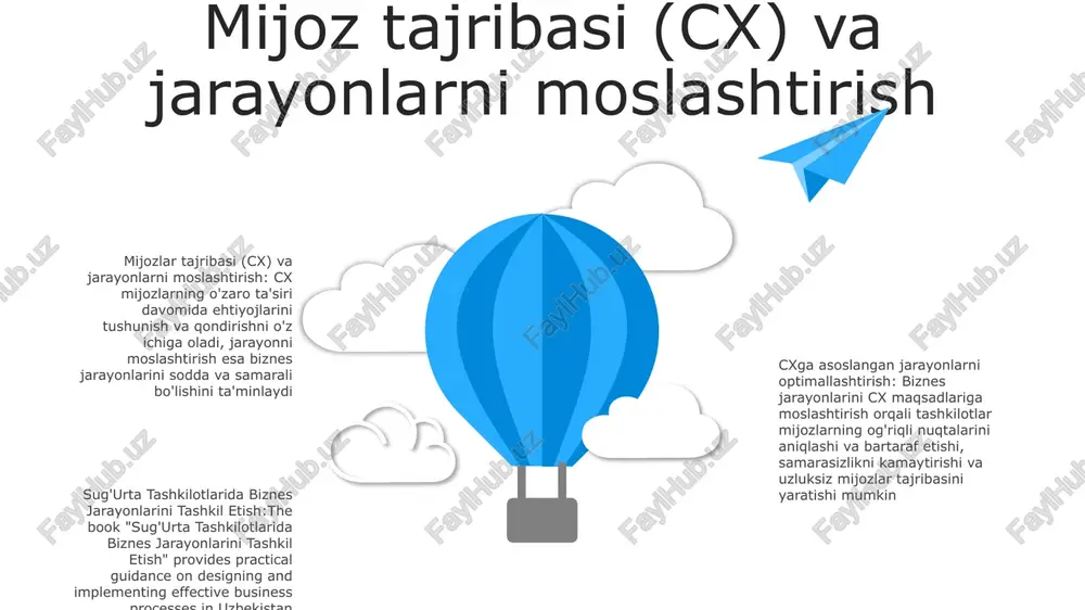 ni nazorat qilish va ko'rinish: aniq rollar, mas'uliyat va samaradorlik ko'rsatkichlarini belgilash orqali shaffoflik va javobgarlikni oshirish. 03 manfaatdor tomonlarning ishtiroki: da'volarning o'z vaqtida va to'g'ri hal etilishini ta'minlash uchun manfaatdor tomonlar, shu jumladan mijozlar, sug'urtalovchilar va administratorlar o'rtasida hamkorlikni rivojlantirish. anderrayting jarayonini boshqarish anderrayting jarayonini boshqarish: sug'urta polislari uchun risklarni baholash va baholash jarayonini boshqarish. sug'urta tashkilotlarida biznes jarayonlarini tashkil etish: establishing business processes in insurance organizations to streamline operations. xatarlarni baholash va kamaytirish: mas'uliyatli tavakkalchilikni ta'minlash uchun sug'urta anderraytingi bilan bog'liq risklarni aniqlash, tahlil qilish va yumshatish. s w o t swot sug'urta jarayonlarida avtomatlashtirish va rpa sug'urtada rpa: kengaytirilgan mijozlarga xizmat ko'rsatishrpa botlari takrorlanuvchi va qoidalarga asoslangan vazifalarni avtomatlashtiradi, bu sug'urtachilarga shaxsiylashtirilgan mijozlarni qo'llab-quvvatlash va maslahat xizmatlari kabi murakkabroq va qo'shimcha qiymatli funktsiyalarga inson resurslarini ajratish imkonini beradi. anderraytingda avtomatlashtirish: risklarni soddalashtirilgan baholashavtomatlashtirish vositalari xavf profillarini baholash va anderrayting bo'yicha ko'proq ma'lumotli qarorlar qabul qilish uchun katta …