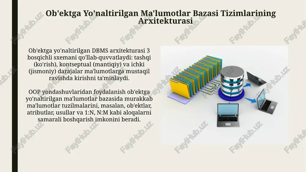 ob'ektga yo'naltirilgan ma'lumotlar bazasi - Page 5