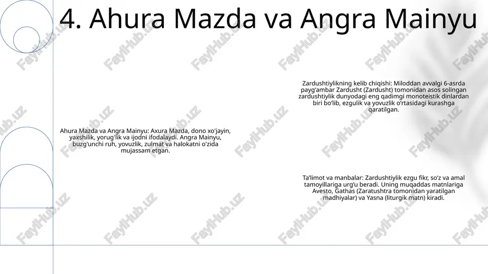zardushtiylik dinining vujudga kelishi, taʼlimoti va manbalari - Page 5