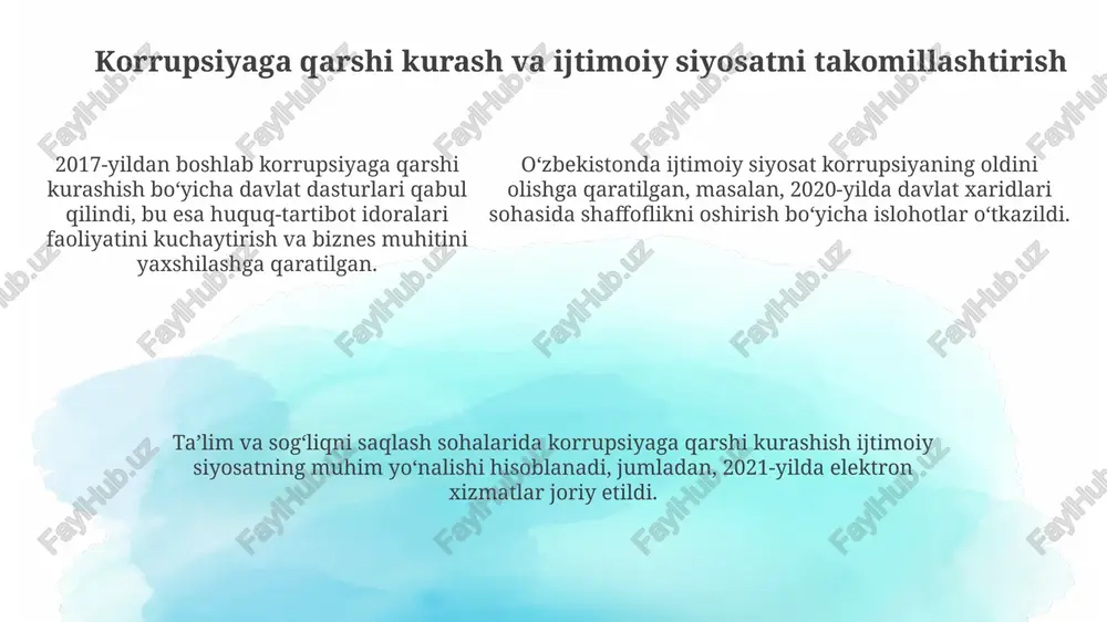ijtimoiy siyosatning rivojlanishi(korrupsiya) - Page 5