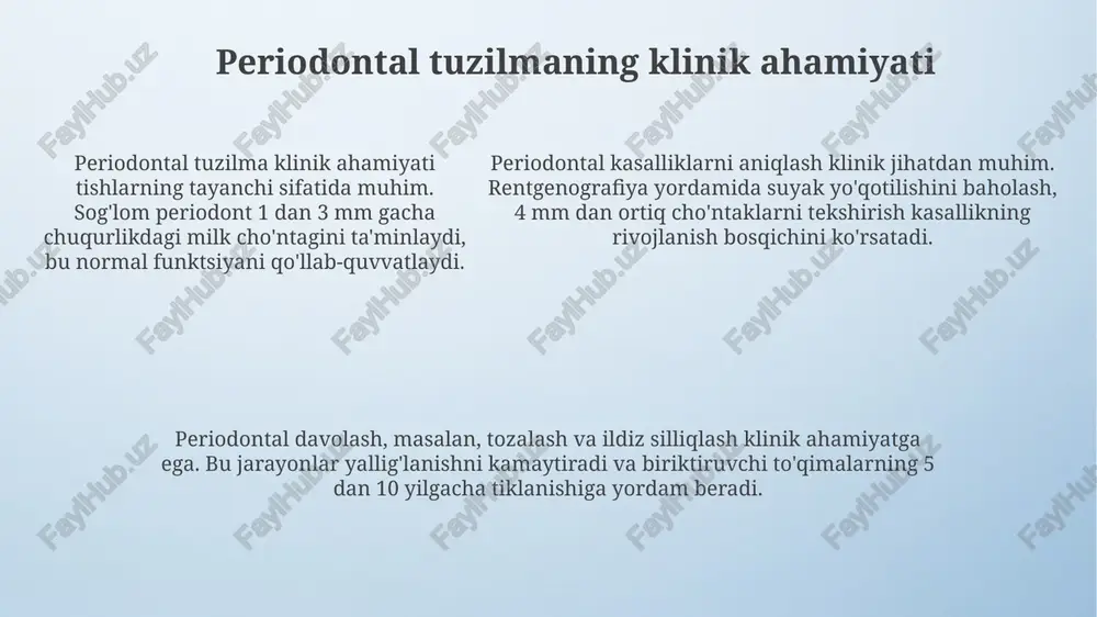 periodont tuzilishi va funksiyalari - Page 5