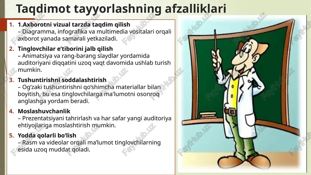 taqdimotlar bilan ishlash texnologiyasi - Page 5