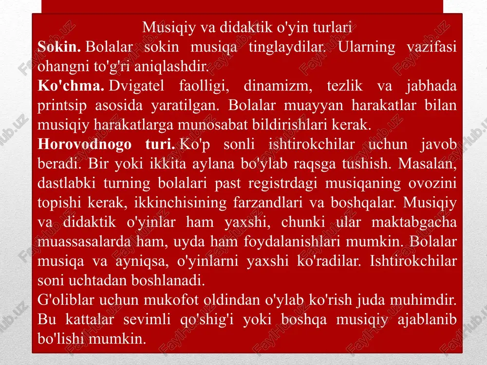 musiqali o'yinlar - Page 5